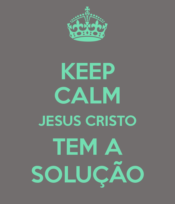  cristo tem a solução