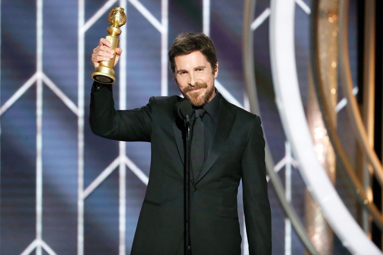 Christian Bale, alguém por quem se deve orar para que o Evangelho o liberte do poder das trevas Christian Bale Globes