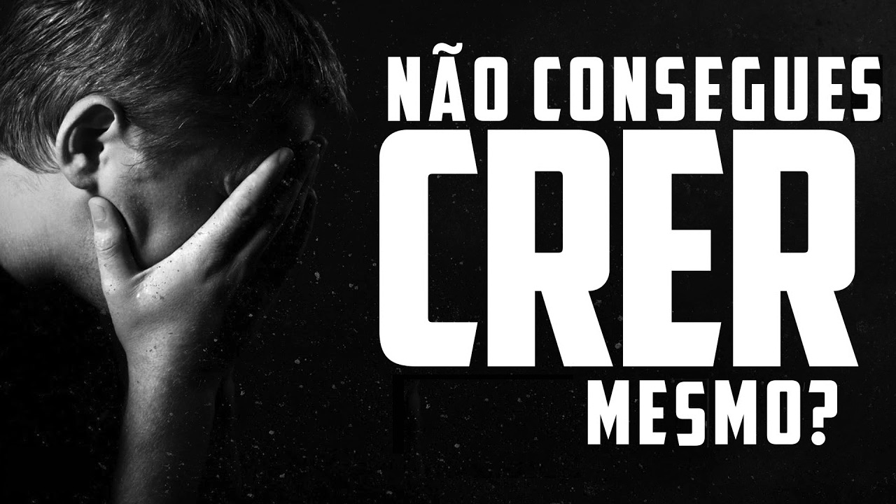Tens de crer, mesmo!!!! Crer mesmo