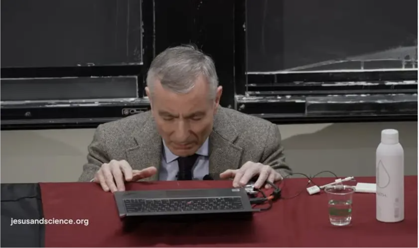 Dr. James Tour pray in Harvard
