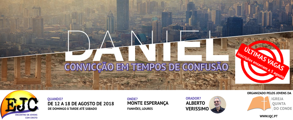 EJC2018 anúncio EJC2018 maio
