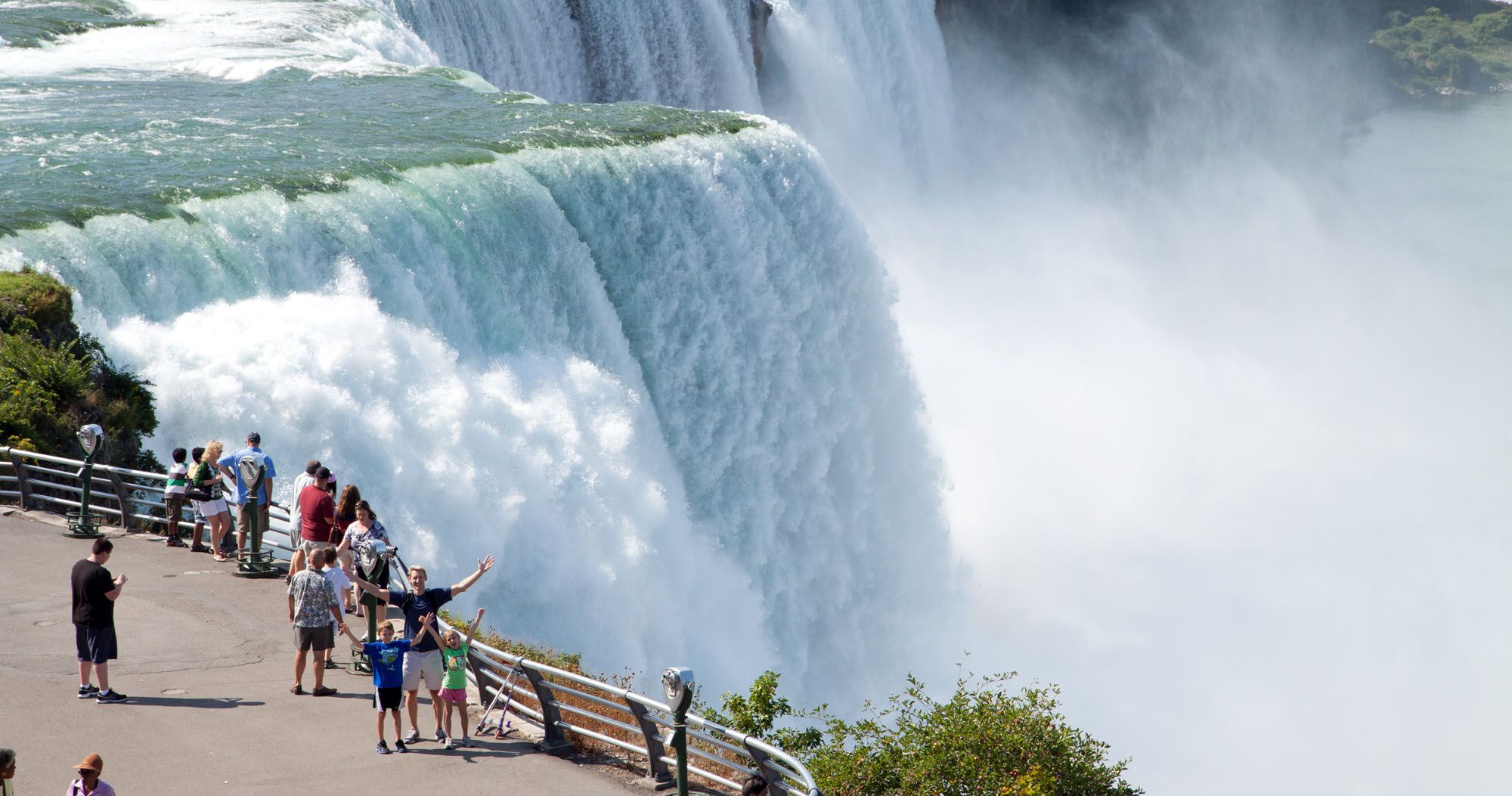 Famosas quedas de água de Niagara  (Niagara Falls)