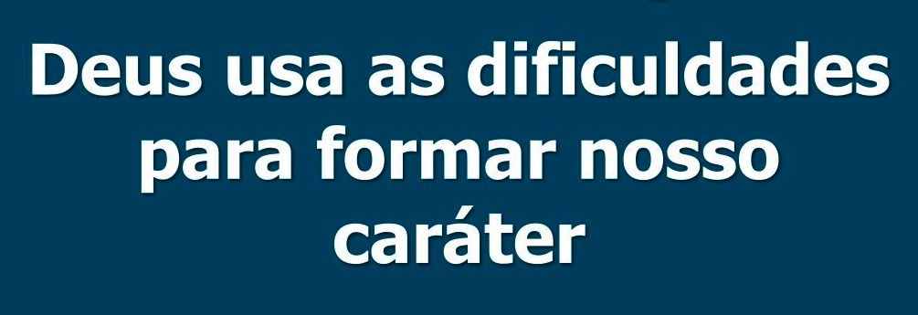 É impressionante perceber que Deus usa o mais improvável