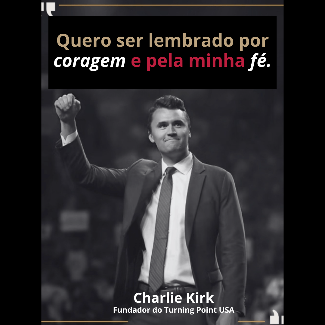 Quero ser lembrado por coragem e pela minha fé - Charlie Kirk
