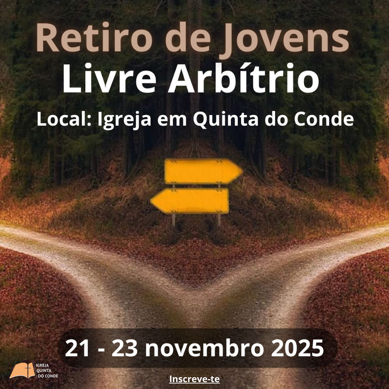 Retiro de Jovens em 21-23NOV25 