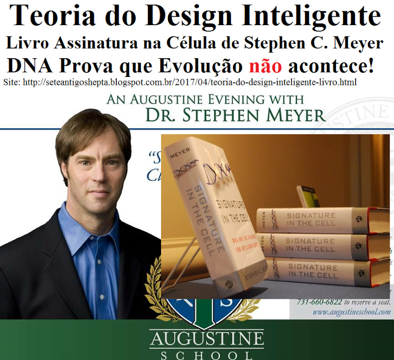 Stephen C. Meyer Stephen C. Meyer livro assinatura na celula DNA design inteligente PhD 19