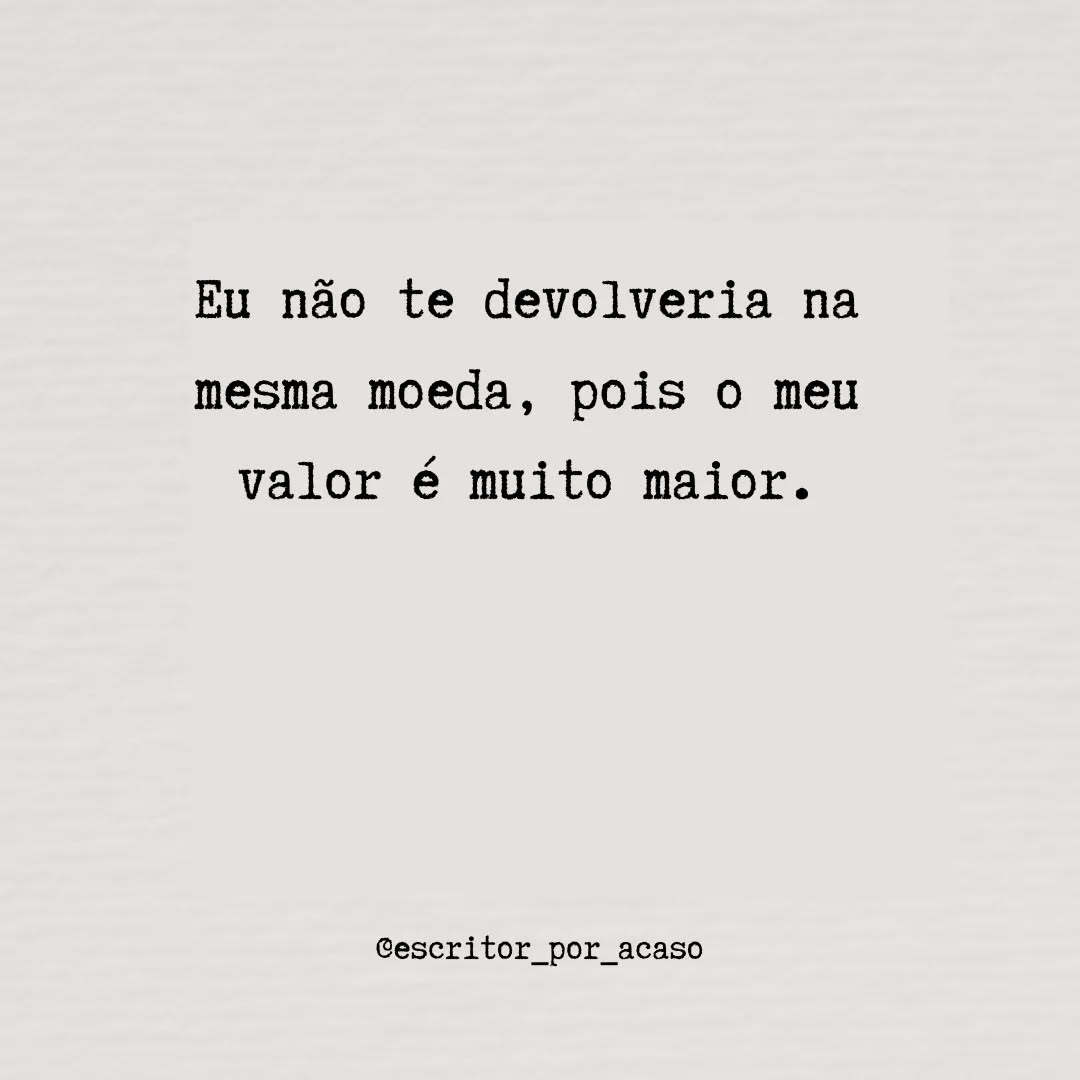 Não à vingança!