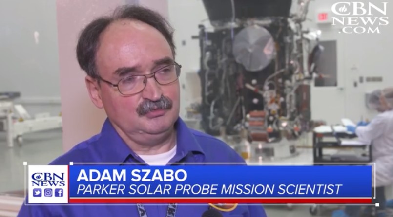 Cientista Adam Szabo adam szabo nasa espaço parker solar probe