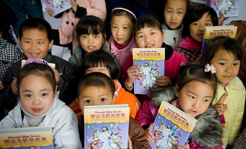 Livros de histórias bíblicas para crianças em Chinês