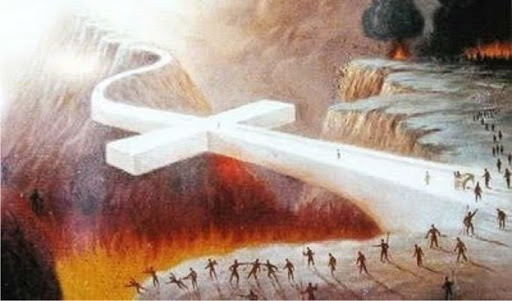 Só o sacrifício de Cristo na cruz pode vencer o abismo do pecado entre nós e Deus. Crê!