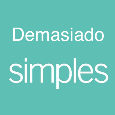 É muito simples. Avança! demasiado simples