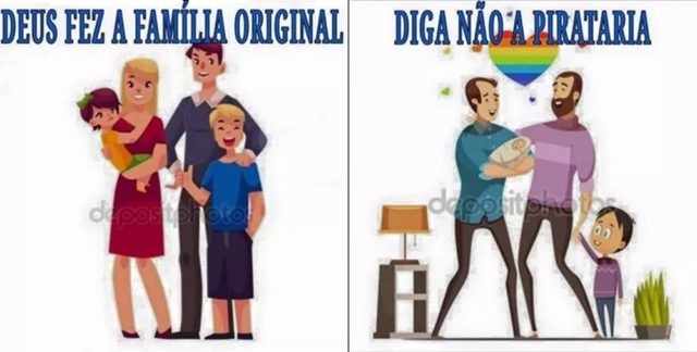 Família original; não pirata. familia original nao pirata