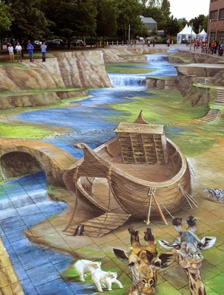 Maior pintura 3D do mundo Maior pintura 3D do mundo