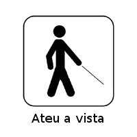 Ateu à vista: Cego!!!!