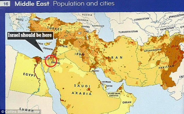 Atlas omite Israel Atlas omite Israel