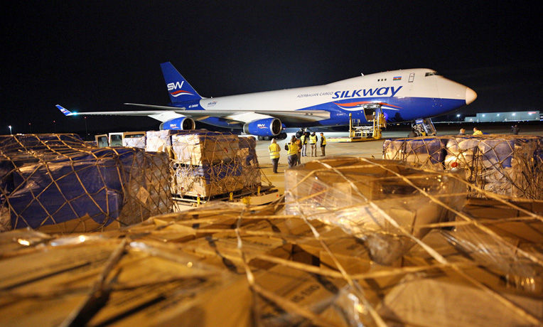 Avião transporta hospital da Bolsa do Samaritano para Mosul Avião transporta hospital da Bolsa do Samaritano para Mosul