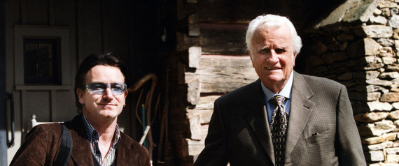 Bono Vox com Billy Graham