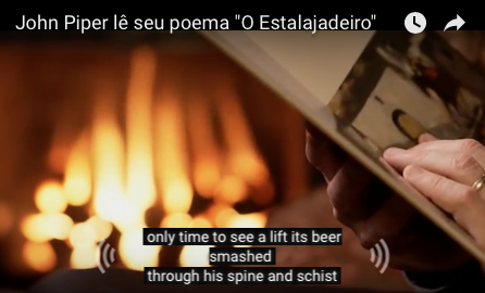 John Piper reading poem John Piper reading poem