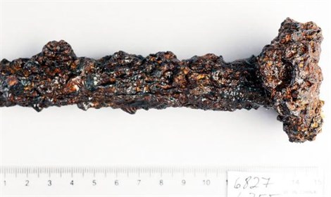 cinzel de metal que pode ter sido usado na construção do Templo de Salomão