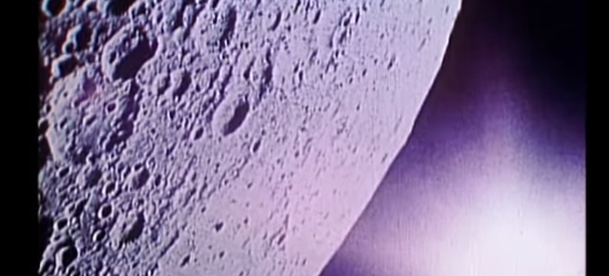 Imagem lunar captada pela Apollo 8 Imagem lunar captada pela Apolo 8