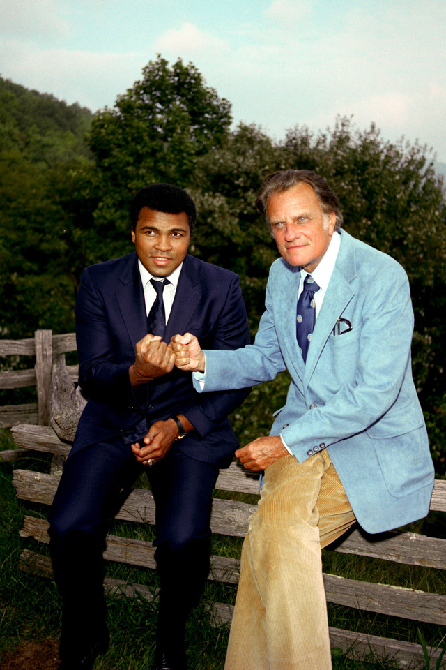 Muhammad Ali com Billy Graham Muhammad Ali com Billy Graham