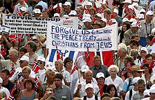 Crist&atilde;os apoiam Israel