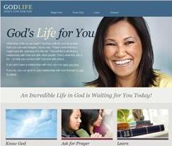 Site evangelístico God's Life godslife.jpg