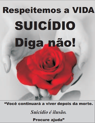 Suicício é ilusão, pois depois da morte continua-se a viver Suicício é ilusão, pois depois da morte continua-se a viver