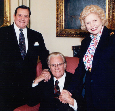 Conecte com Bill Bright, marido, e Billy Graham Conecte com Bill Bright, marido, e Billy Graham