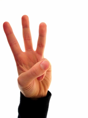 three fingers